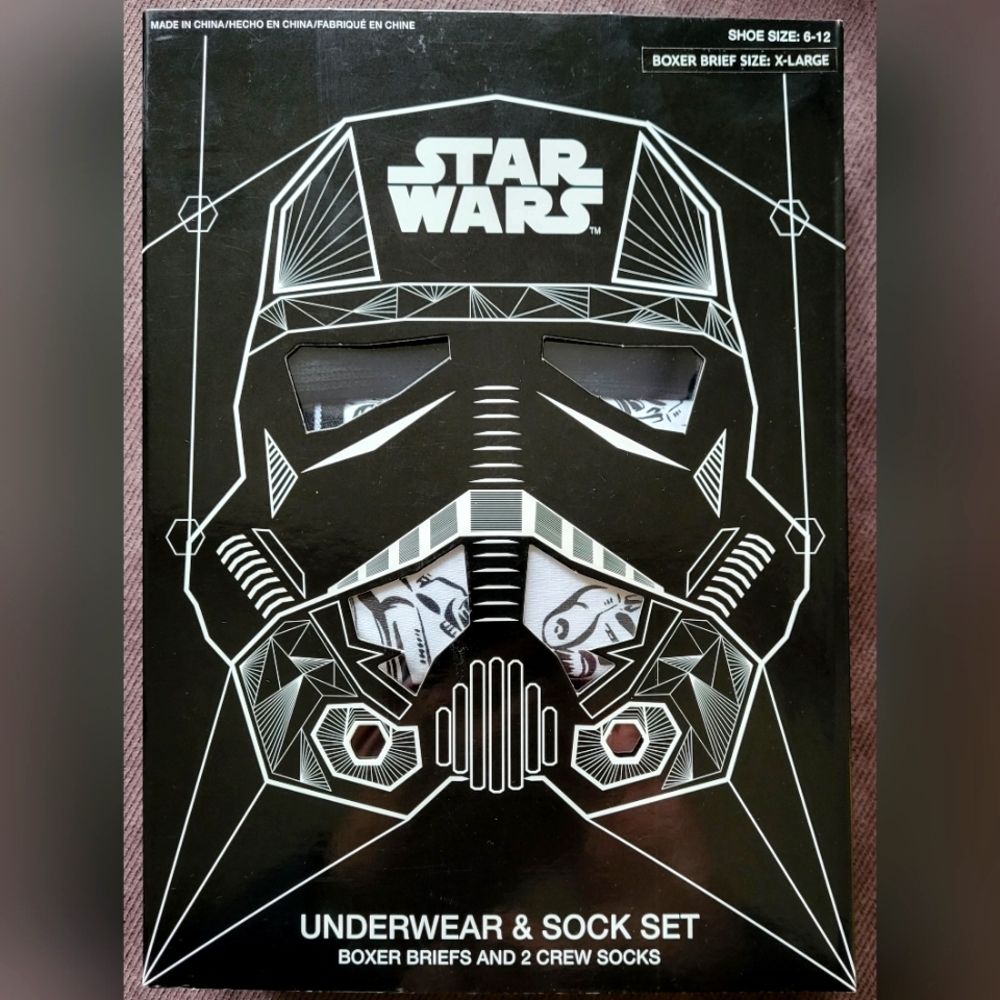 Star Wars Underwear and Sock Set NEW - XL
